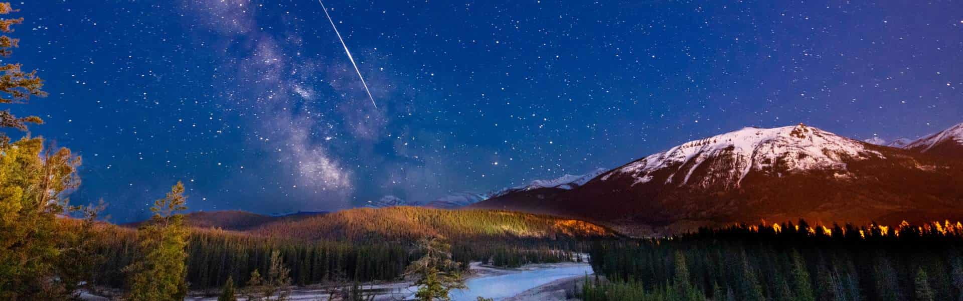 Jasper, Metis Crossing Dark Skies and Northern Lights
