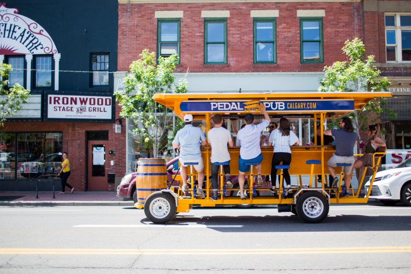 Map of Historic Inglewood Brewery Flats Experience route